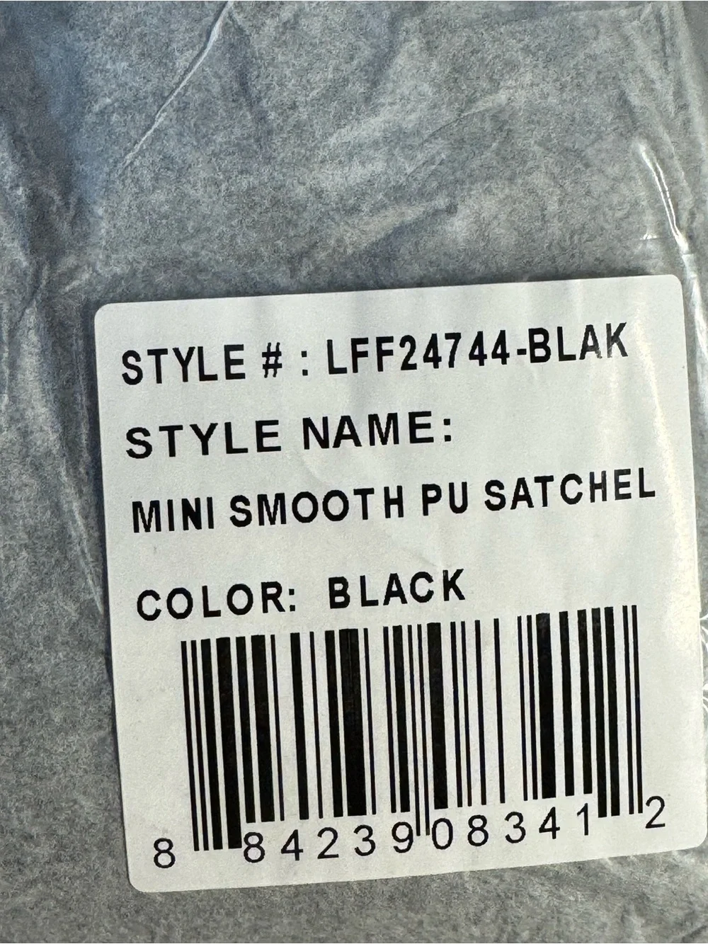 London Fog Black Dome Satchel